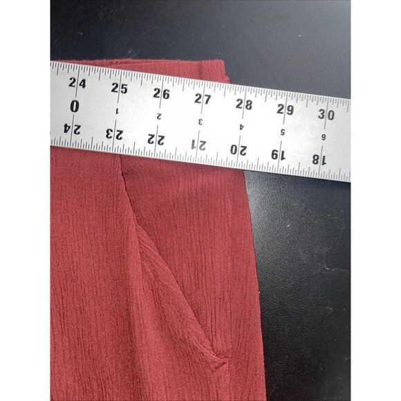 Torrid Womens High Rise Pants Size 6X Cropped Gauzy Tie Waist Beachy Tropical - Picture 5 of 10
